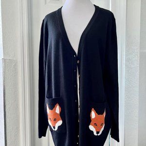 New Collectif Fox Cardigan UK16